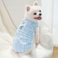thumbnail image 1 of Dog Sweaters for Small Dogs - Warm Winter Puppy Sweaters Cute Soft Dog Clothes Outfit Pet Costume - Sky Blue, L, 1 of 9