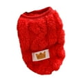 thumbnail image 1 of Dog Sweaters for small dogs,Sweaters for Small Dogs & Cats,Girl & Boy,small dog sweaters for boys,dog fleece sweater,xxs dog sweater,sweaters for dachshunds,Dog clothes Red XXL, 1 of 2