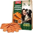 thumbnail image 1 of Dog Treats Sweet Potato Chips 10.6 oz - All Natural Pet Snack Chews - Grain Free & Human Grade Dried Snacks in Bulk - Best Jerky for Training Small & Large Dogs, 1 of 8
