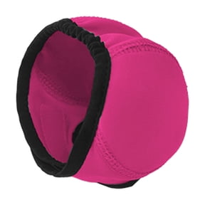 Dog Swimming Cap Adjustable Waterproof Ear Protection Hood Bathing Rainproof Head Cover for Small Medium Large Dog Puppy Water Activity Hot Pink - S