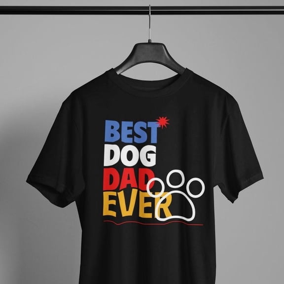 Dog T S1Hirt - Best Dog Dad Ever - Cool Doggy Design For Dad Daddy Father Who LoveS1 HiS1 Hounds