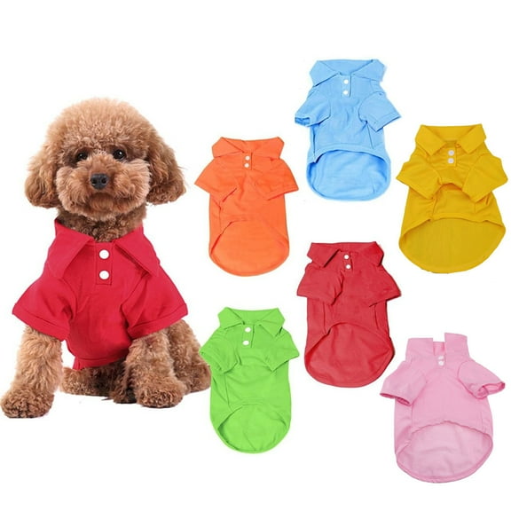 Dog T-Shirt, Breathable Pet Shirts, Puppy Sweatshirt Dog Clothes Outfit Apparel Coats for Small Medium Dogs Cats