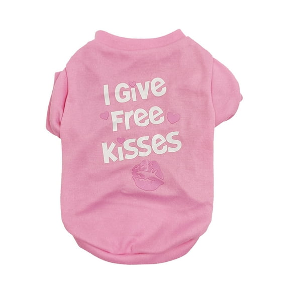 Dog T-Shirt Dog Letter Shirt Breathable Pet Apparel Colorful Puppy Sweatshirt Dog Clothes for Small to Medium Dogs Puppy,XS