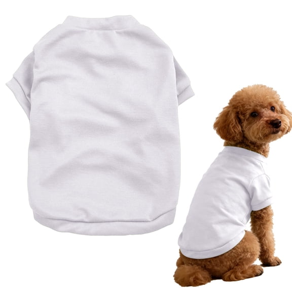 Dog T Shirt Soft Cotton Basic Pet Shirt Lightweight Breathable Pullover Design For Small And Medium Dogs Puppy