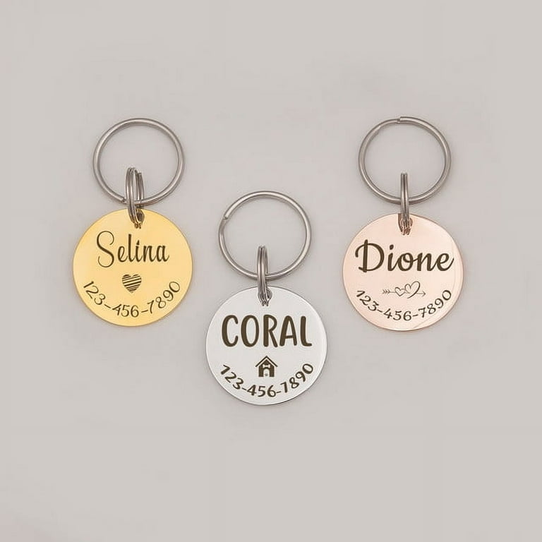 Personalized dog tags for couples online