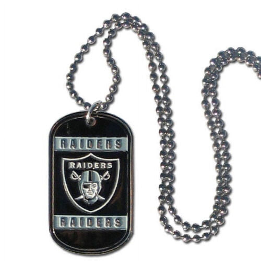 Dog Tag Necklace Pendants Chain NFL Los Angeles Raiders