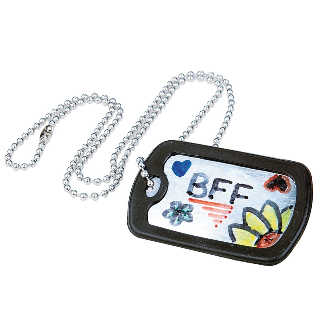 Dog Tag Necklaces Craft Kit (Pack of 12)