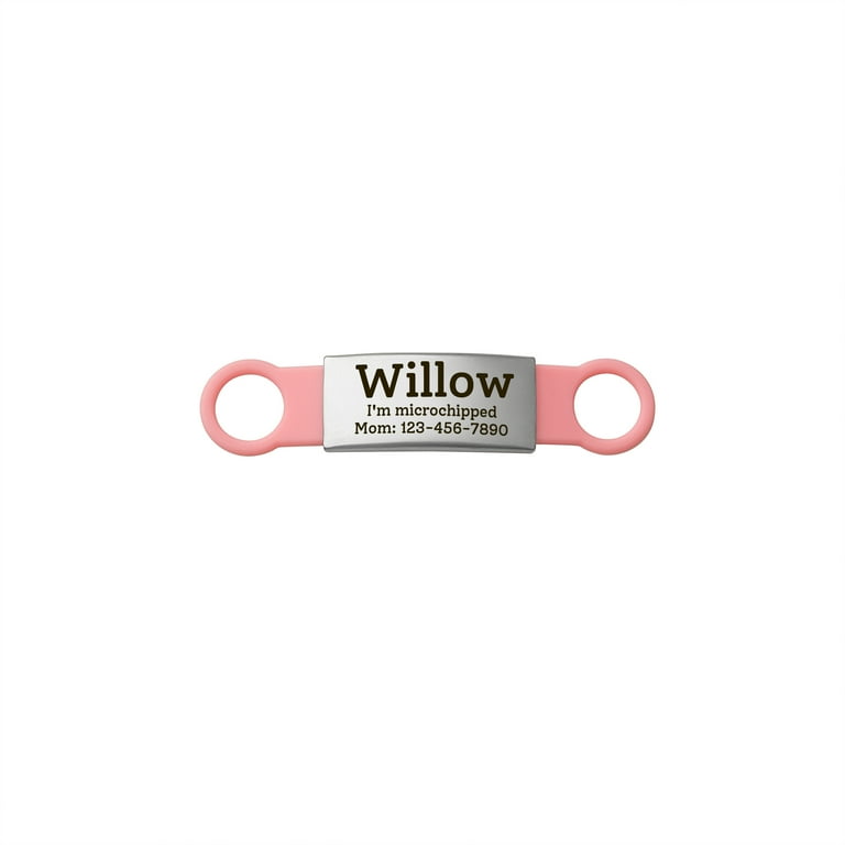 Rubber dog name tags 2025