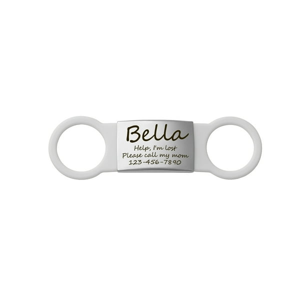 Slide on dog tags discount