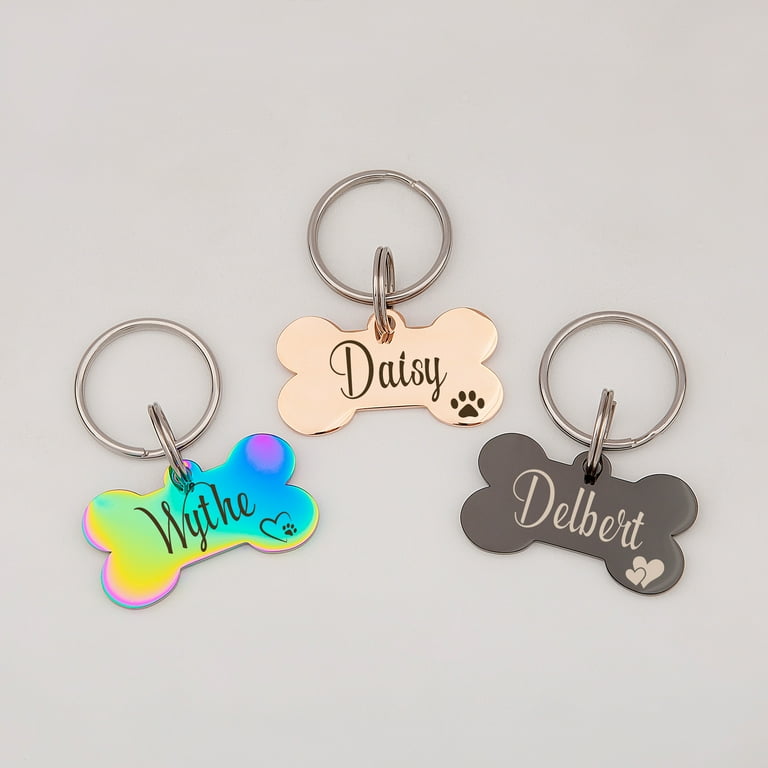 Dog name tags funny sales