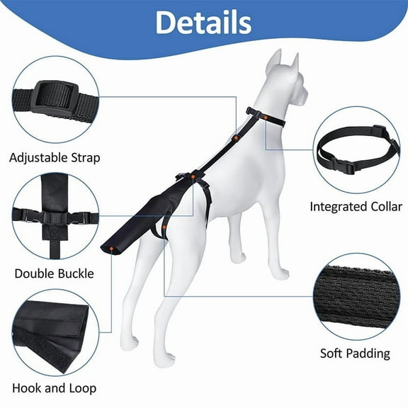 Dog Tail Protector, Dog Tail Guard For Medium Large Dogs, Adjustable Cover To Prevents Licking Wounds,