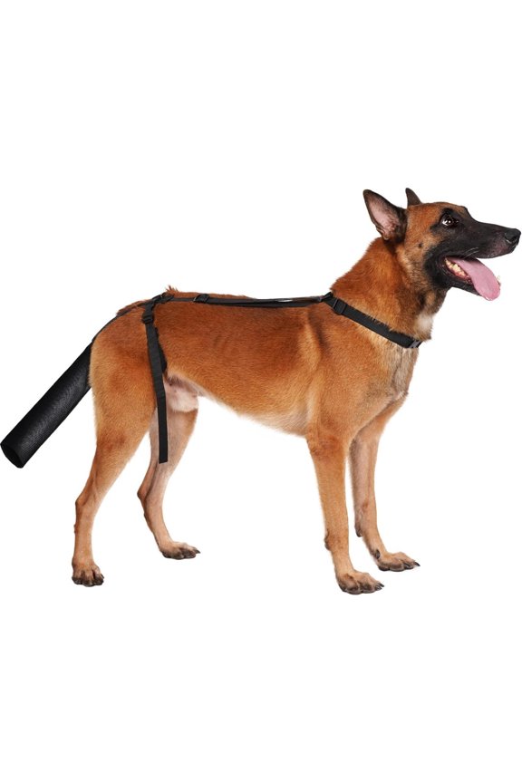 Dog Tail Protector, Dog Tail Guard for Medium Large Dogs, Adjustable Dog Tail Cover to Prevents Licking Wounds, Breathable Tail End Bag for Happy Tail Syndrome Recovery