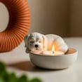 thumbnail image 1 of Dog Tea Light Candle Holder, Solid Aluminum Home Decor, Unique Cute Puppy Shape Ornament for Birthday Holiday Gift, Tabletop Centerpiece Holiday Decorations Holiday Gifts, 1 of 3