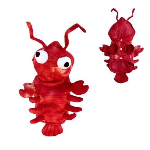 Dog Teddy Pug Halloween Clothes Red Role Play Pet Clothes