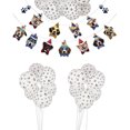 thumbnail image 1 of Dog Theme Birthday Party Supplies, 2 Set Dog Face Party Banner 10 pcs Dog Paw Print Balloons for Kids Puppy Birthday Party Decoration, 1 of 6