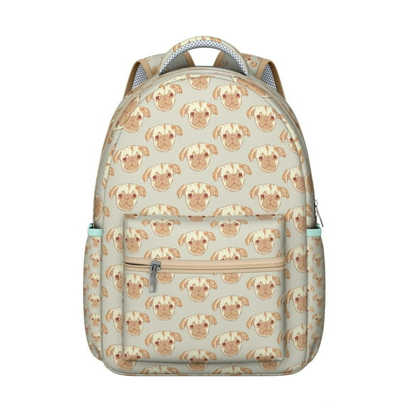 Dog Themed Laptop Backpack for College - Sleek & Functional, Waterproof Exterior, Cute Gift for Pet Loving Students