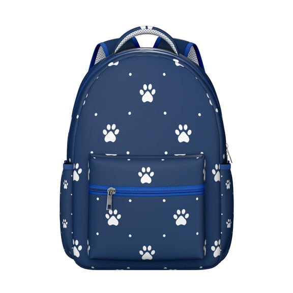 Dog Themed School Backpack for Teens & Adults - Lightweight Waterproof Bookbag with USB Port (Hidden Pocket), Trendy Design for Class, Work & Weekend Adventures