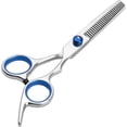 thumbnail image 1 of Dog Thinning Shears,Dog Grooming Thinning Blending Scissor with Safety Round Tips, Heavy Duty Titanium Stainless Steel, Professional Dogs Cats Pets Grooming Shears, 1 of 6