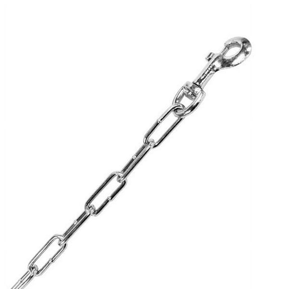 Dog Tie Outs Welded Chain Link Strong Outdoor Secure Choose Thickness & Length (3.8mm - 20 Feet)