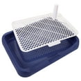 thumbnail image 1 of HOOWIFFY Large Capacity Plastic Dog Potty Tray with Design for Indoor Puppy Training, 1 of 1