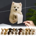 thumbnail image 1 of Dog Toilet Paper Holder,Tissue Roll Dispenser, Funny Toilet Paper Roll Holder, 3D Printed Animal Shaped Roll Storage Stand, Decorative Wall Mounted Toilet Paper Holder For Bathroom And Kitchen, 1 of 6