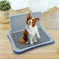 thumbnail image 1 of Dog Toilet Potty Trainer, Puppy Toilet Keep Paws and Floors Clean, Puppy Potty Tray, Lattice Pet Training Toilet Tray for Hamster Puppy, 1 of 10