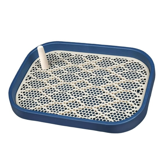 Dog Toilet Puppy Potty Potty Potty Tray Pet Pee Toilet Detachable Dogs Toilet Cleaning Tool for Small and Medium Dog Dark Blue