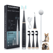 Dog Tooth Brushing Kit, 5 Modes Pet Toothbrush Cleaner, Teeth Cleaning Kit for Tartar and Stains - Suitable for Dogs and Cats