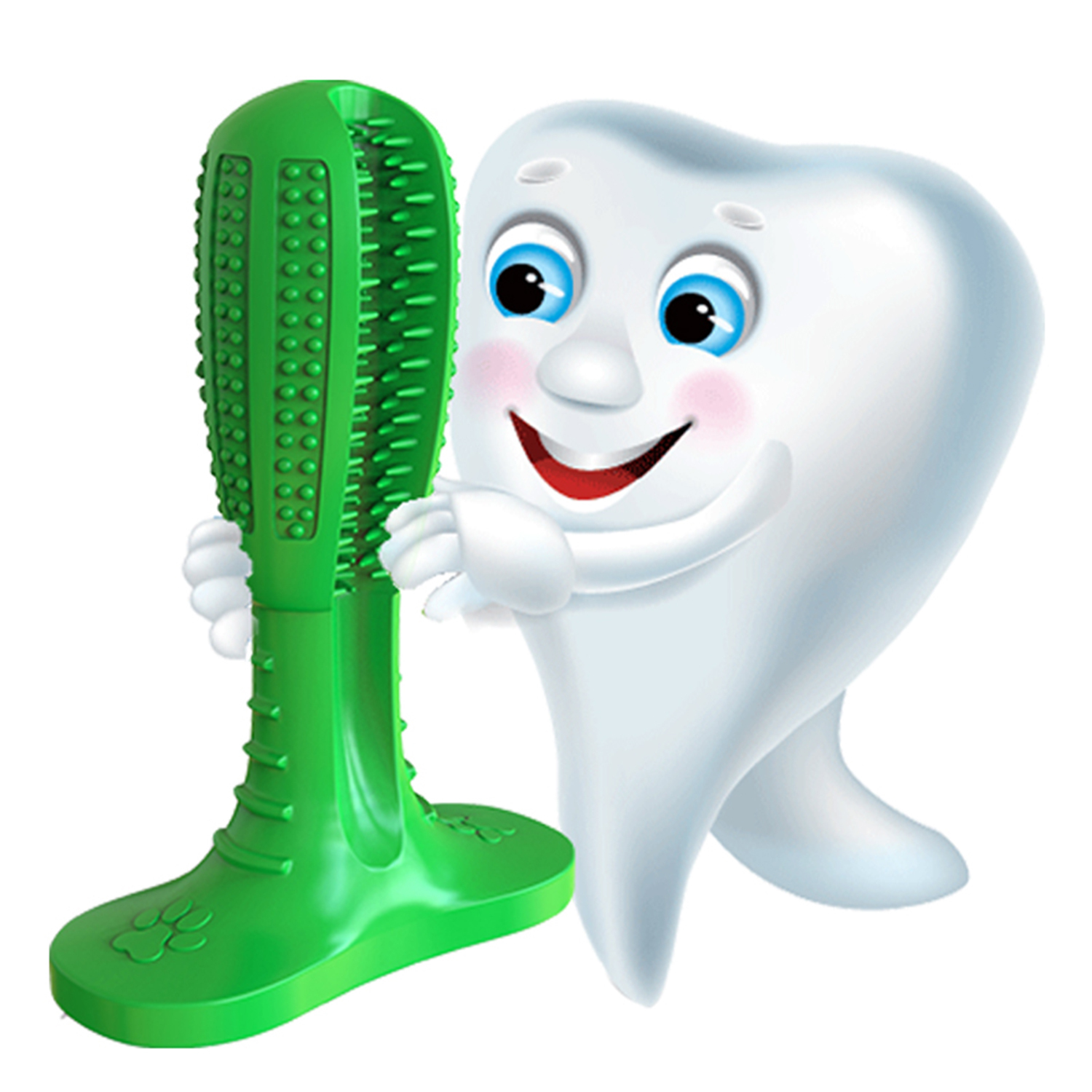 Dog Toothbrush StickPuppy Dental Care Brushing Stick Effective Doggy Teeth Cleaning Massager