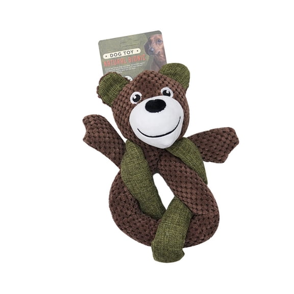 Dog Tossing Molar Toy Dog Molar Fetching for Small to Large Dogs Interactive Cotton Squeaky Training Supplies