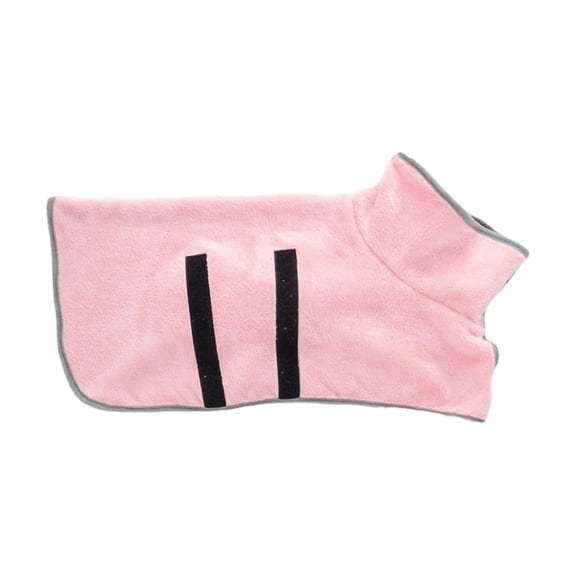 Dog Towel Bath Robe, Adjustable Quick Drying Warm Coat, Portable Dog Robes, Dog Drying Coat for Training, Swimming Indoor S