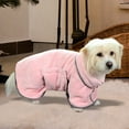 thumbnail image 1 of Dog Towel Super Absorbent Breathable Warm Coat, Portable Dog Drying Coat, Bath Robe for Training Indoor Swimming M, 1 of 9
