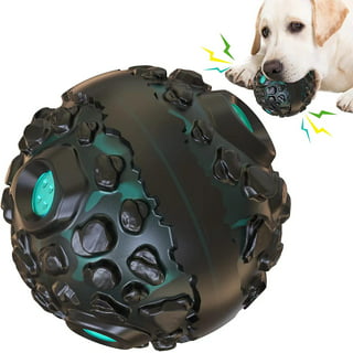 TAUCHGOE Interactive Dog Toys Wobble Giggle Dog Ball for Medium Large Dogs,  Wiggle Waggle Wag Funny Sounds Squeaky Active Ball Dog Toy for IQ Training