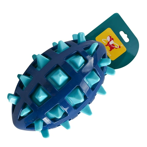 Dog Toy Ball Dog Spiky Toy Ball With Squeaker For Floating Chewing Fetching And Interactive Play 3 Color Look Whose Talking Dog Most Durable Dog for Aggressive Chewers Squeaky Dog Set Rubber Brain
