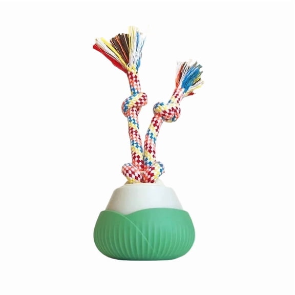 Dog Toy Ball Rope Tug Toy, Interactive Chew Ball With Pull Rope Durable Teeth Cleaning Boredom Relief Exercise Toy for Puppies Small Large Dogs Indoor Outdoor Play