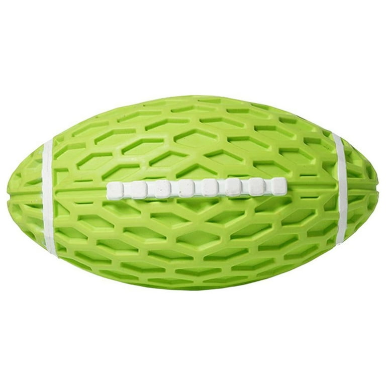 Green rubber hotsell dog ball