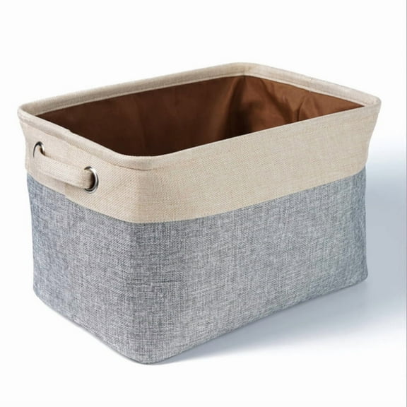 Dog Toy Basket with Removable Liners & Handles - Large Canvas Storage Organizer with 6 Divided Sections for Pet Toys, Treats, Accessories