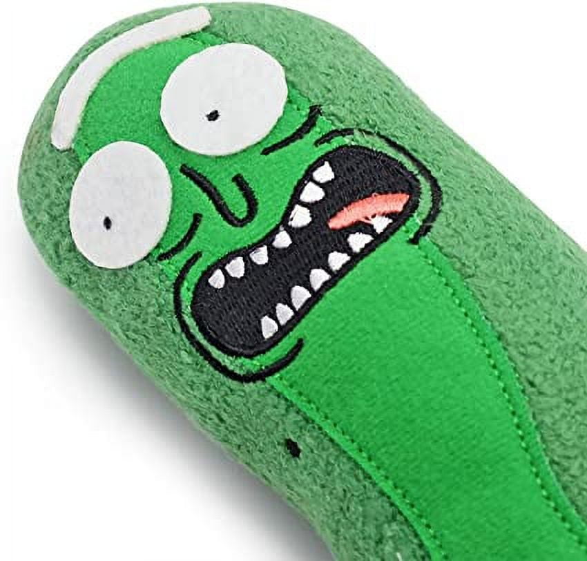 Dog Toy Comedy Plush Squeaker Rick and Morty Pickle Rick Greens Walmart