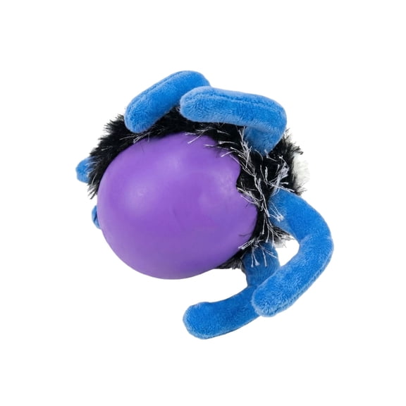 Dog Toy Eggshell Plush Rubber Chew Toy, Squeaky Sound Interactive Puppy Teething Toy, Purple For Small Medium Large Dogs