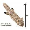 thumbnail image 1 of Dog Toy Extreme Quilted Skinneeez Animals Stuffing Free Choose Design 14" or 23" (Squirrel,23"), 1 of 12