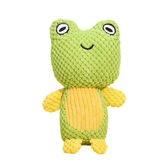 Dog Toy Frog Toy Dog Squeak With Ringing Paper Toy Animal Dog Chew Toy Pet Interactive Toy Suitable For Puppies Small Dogs Medium Dogs
