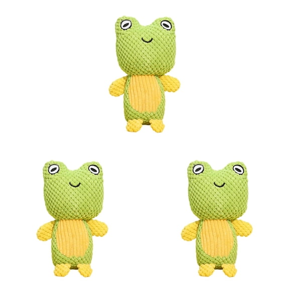 Dog Toy Frog Toy Dog Squeak With Ringing Paper Toy Animal Dog Chew Toy Pet Interactive Toy Suitable For Puppies Small Dogs Medium Dogs