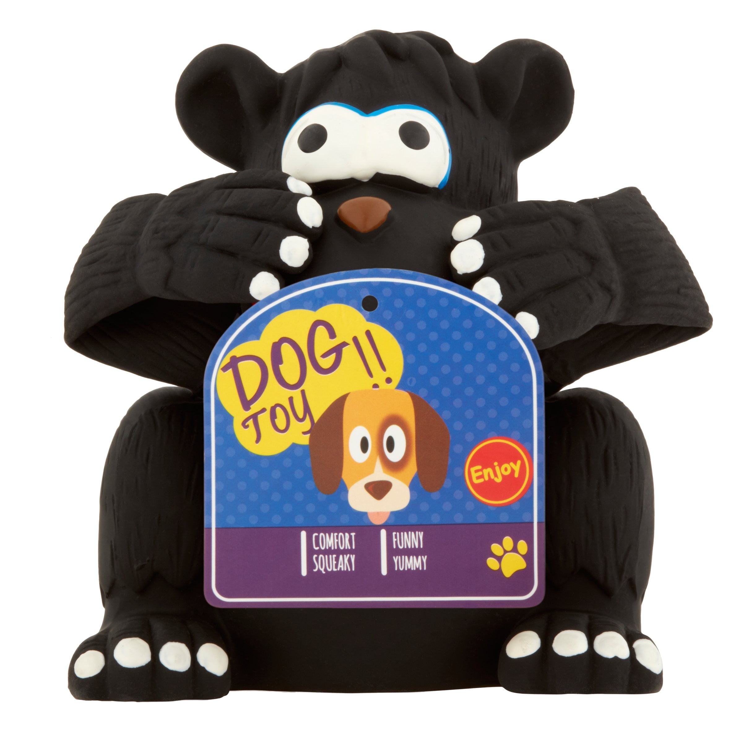 Dog Toy Gorilla Comfort Squeaky Dog Toy Medium Multicolor Walmart