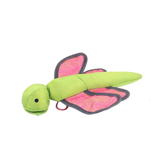 Blarkrus Dog Toy Flying Insect Oxford Cloth Bouncing, Interactive Bounce and Crinkle Sound, for Fetch and Tug Play with Dogs, Multicolor, 1pcs