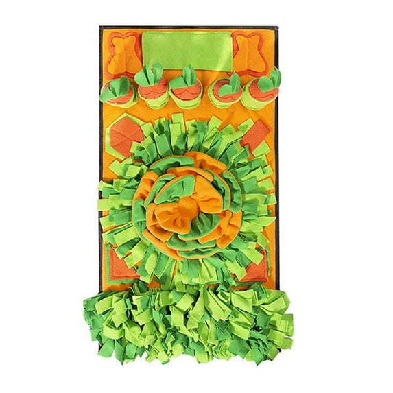 Dog Toy Snuffle Pad Colorful Treat Dispensing Interactive Chew Toy Relieving Stress Sniff Mat for Large Dogs