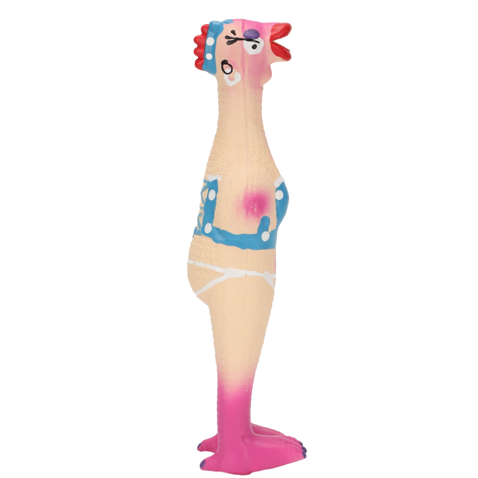Dog Toy Squeaky Chicken Dog Toys Elastic Safe Bite Resistant For Dogs Pirate Chicken OK Chicken Chef Chicken Flying Chicken