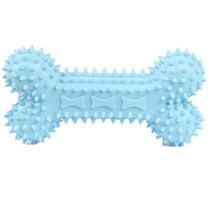 Dog Toys for Aggressive Chewers Large Breed, Durable Dog Bones Squeaky Dog Chew Toy, Nearly Indestructible Dog Toys for Large Dogs, Tough Natural Rubber Puppy Chew Toys for Medium Dog,Blue