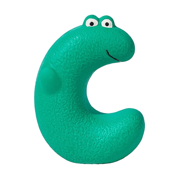 Dog Toys for Aggressive Chewers Small Dogs, Squeaky Latex Dog Toys, Cute Abc Letter Shaped Puppy Chew Toy for Small Medium Dogs, Interactive Pet, Perfect Gift for Friends,Turquoise