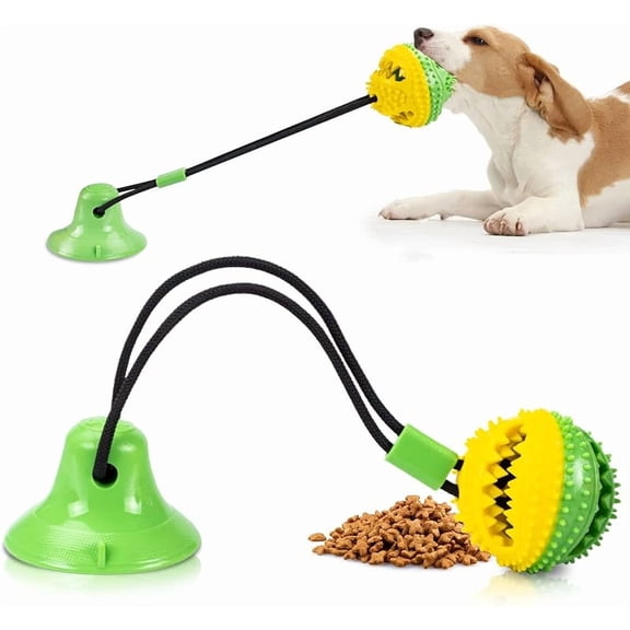 Dog Toys Dog Chew Toys for Aggressive chewers, Puppy Dog Training Treats Teething Rope Toys for Boredom Dog Puzzle Treat Food Dispensing Ball Toys for Puppies Teething (Blue)