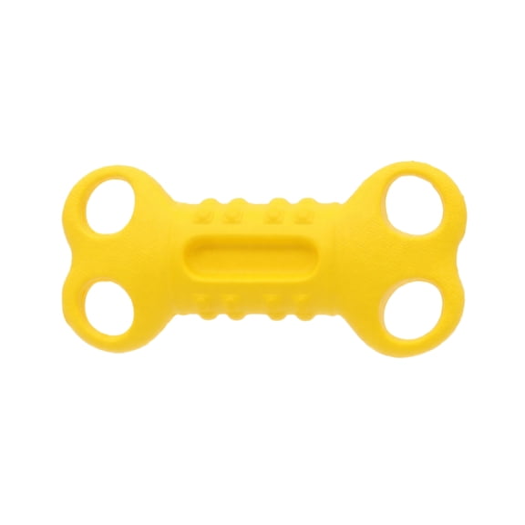 Dog Toys, Dog Chew Toys, Interactive Dog Toys for Large Dogs, Oral Dog Toys for Puppies, 6X2.5 in Double-Ring Soft Floatable Rubber Dog Bone for Dog Training, Boredom Relief,